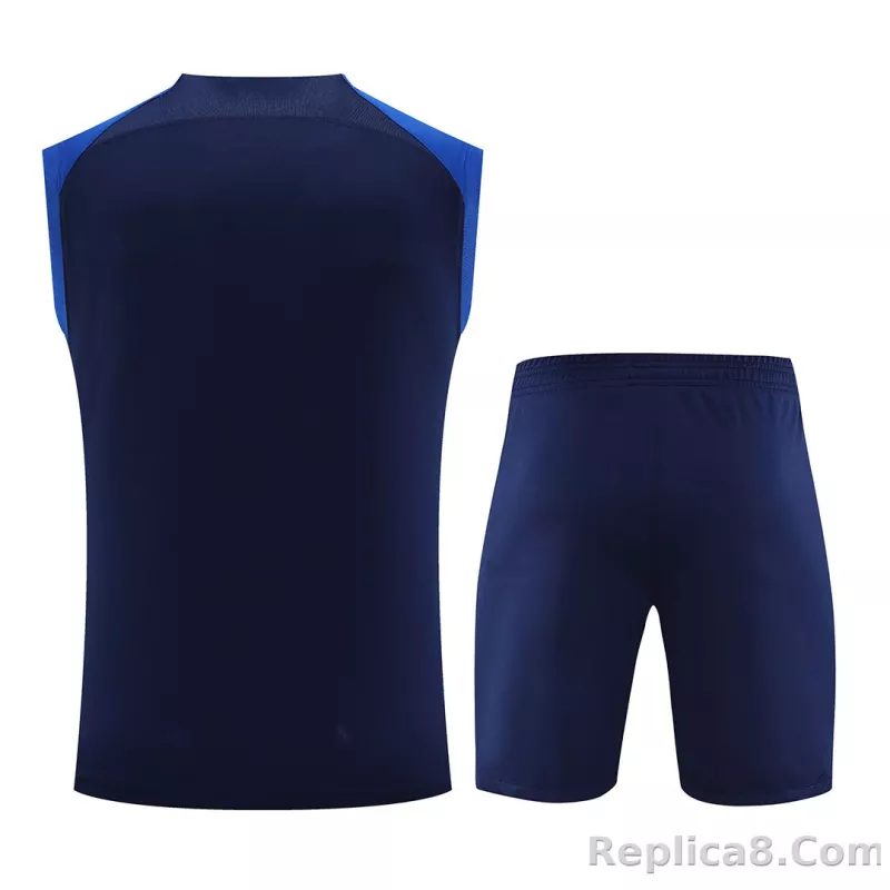 23-24 Al-Nassr Victory Sleeveless Training Kit Top+Shorts - detail