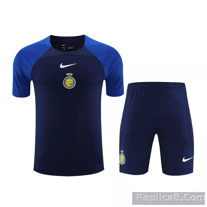 23-24 Al-Nassr Victory Pre-match Jersey+Shorts