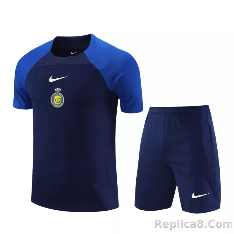 23-24 Al-Nassr Victory Pre-match Jersey+Shorts - detail