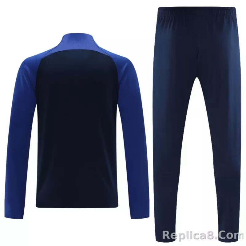 Al Nassr Zipper Sweatshirt Kit(Top+Pants) Navy 2023/24 - detail