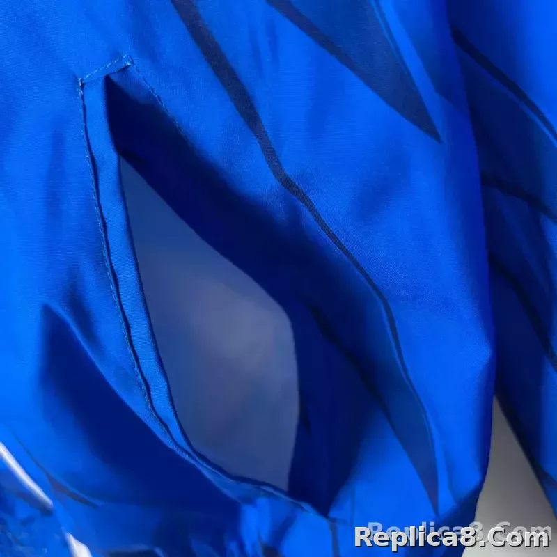 2023/2024 Al-Nassr Reversible Windbreaker（White-Blue）Soccer Jersey 1:1 Thai Quality - detail