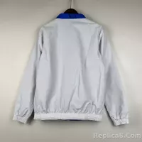 2023/2024 Al-Nassr Reversible Windbreaker（White-Blue）Soccer Jersey 1:1 Thai Quality - view 16