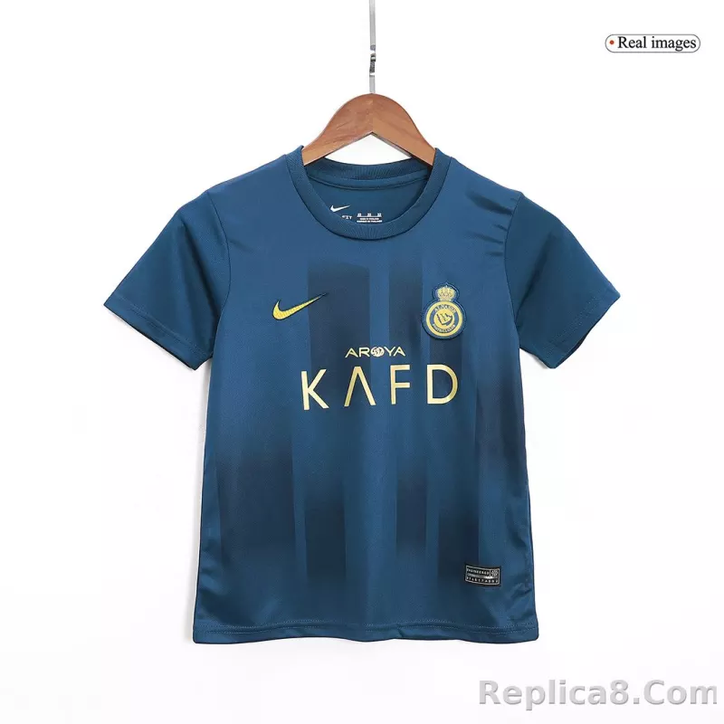 23-24 Al-Nassr Victory Away Kids Kit (Jersey+Shorts) - detail