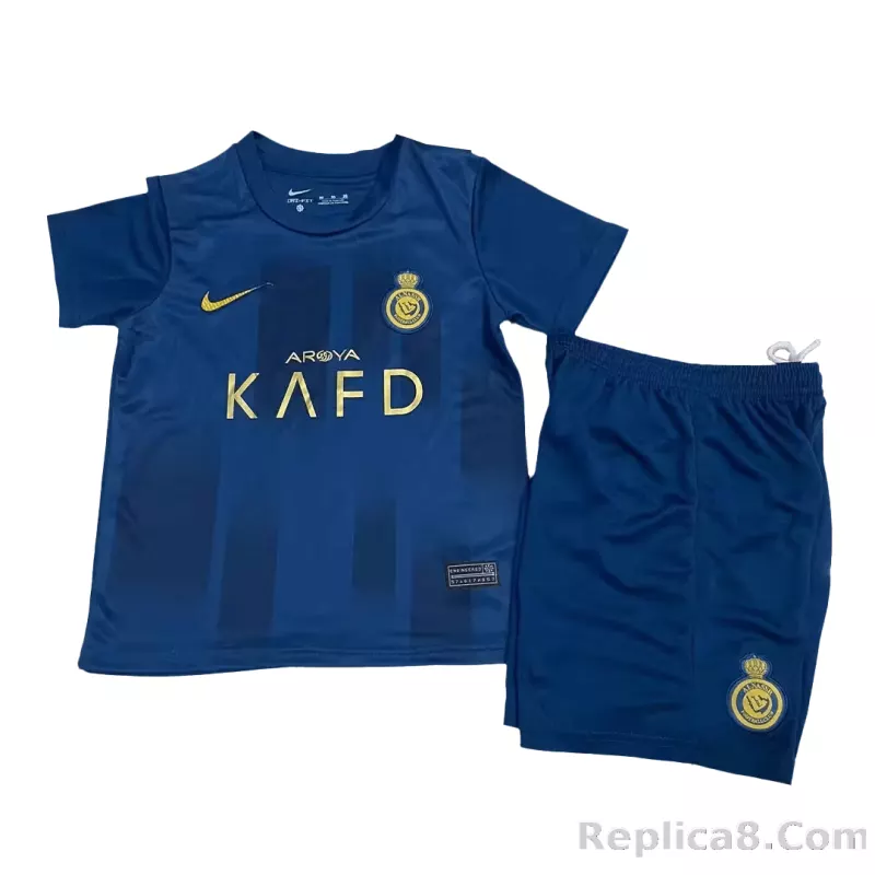 23-24 Al-Nassr Victory Away Kids Kit (Jersey+Shorts) - detail
