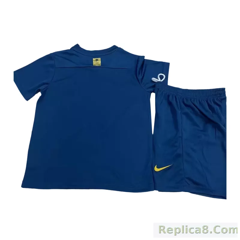 23-24 Al-Nassr Victory Away Kids Kit (Jersey+Shorts) - detail