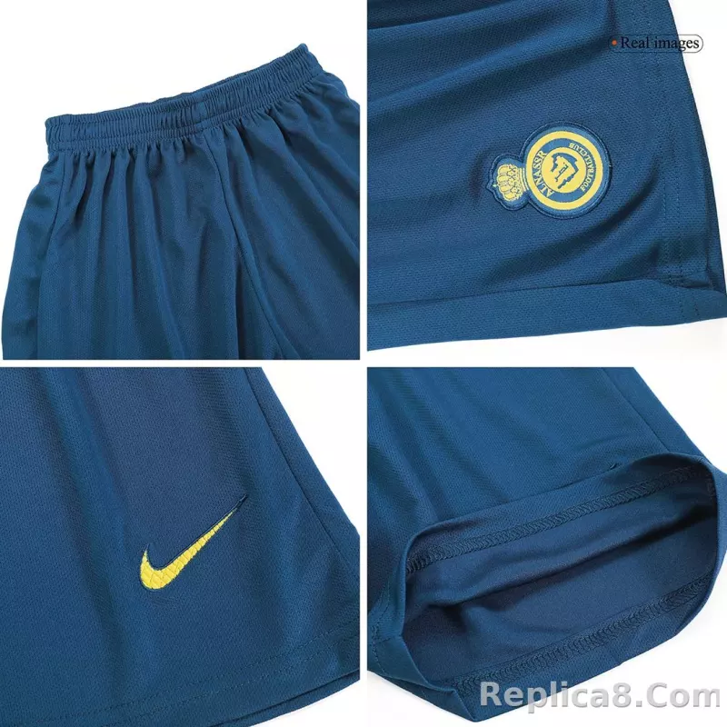 23-24 Al-Nassr Victory Away Kids Kit (Jersey+Shorts) - detail
