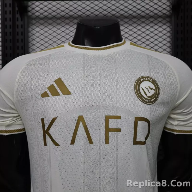 26-27 Al-Nassr Victory Away Soccer Jersey Player Version - detail