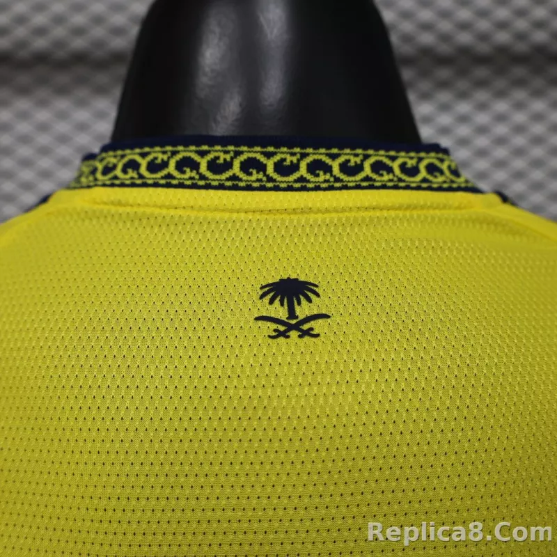 26-27 Al-Nassr Victory Home Soccer Jersey Player Version - detail