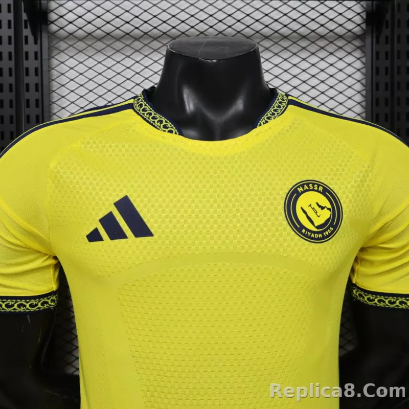 26-27 Al-Nassr Victory Home Soccer Jersey Player Version - detail