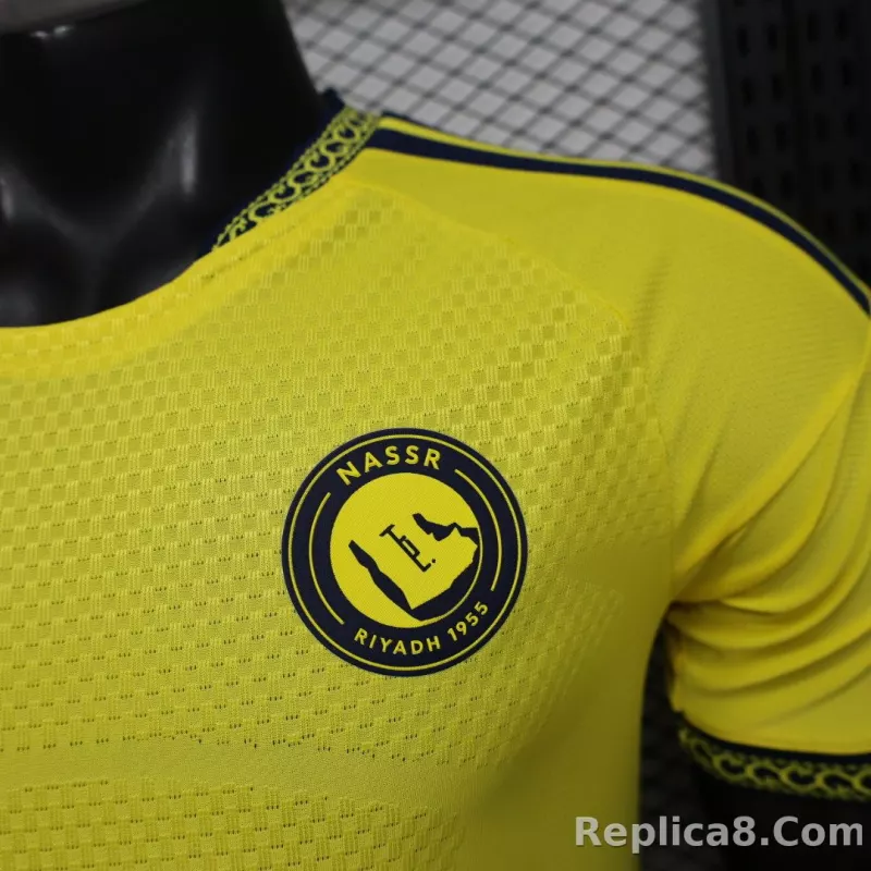26-27 Al-Nassr Victory Home Soccer Jersey Player Version - detail