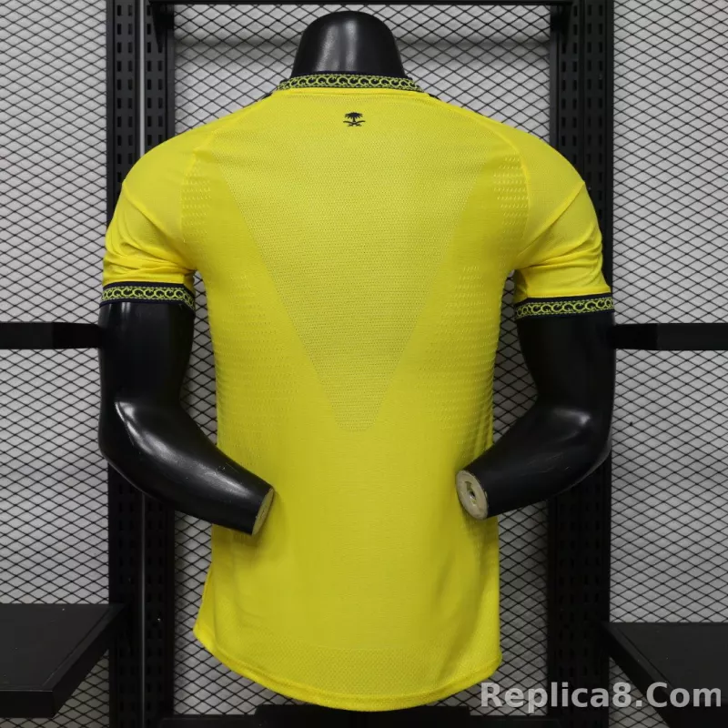 26-27 Al-Nassr Victory Home Soccer Jersey Player Version - detail