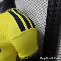 26-27 Al-Nassr Victory Home Soccer Jersey Player Version with Sponsor - view 3