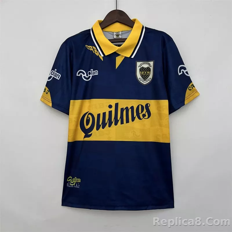 1995-1996 Boca Juniors  Home Retro Jersey