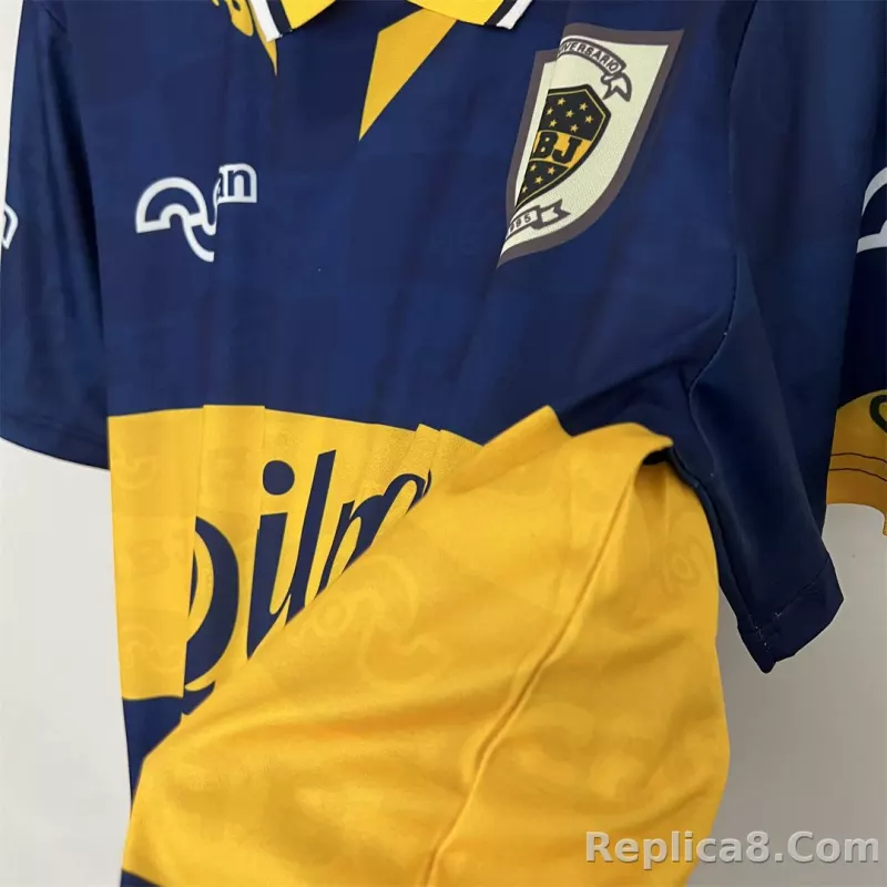 1995-1996 Boca Juniors  Home Retro Jersey - detail