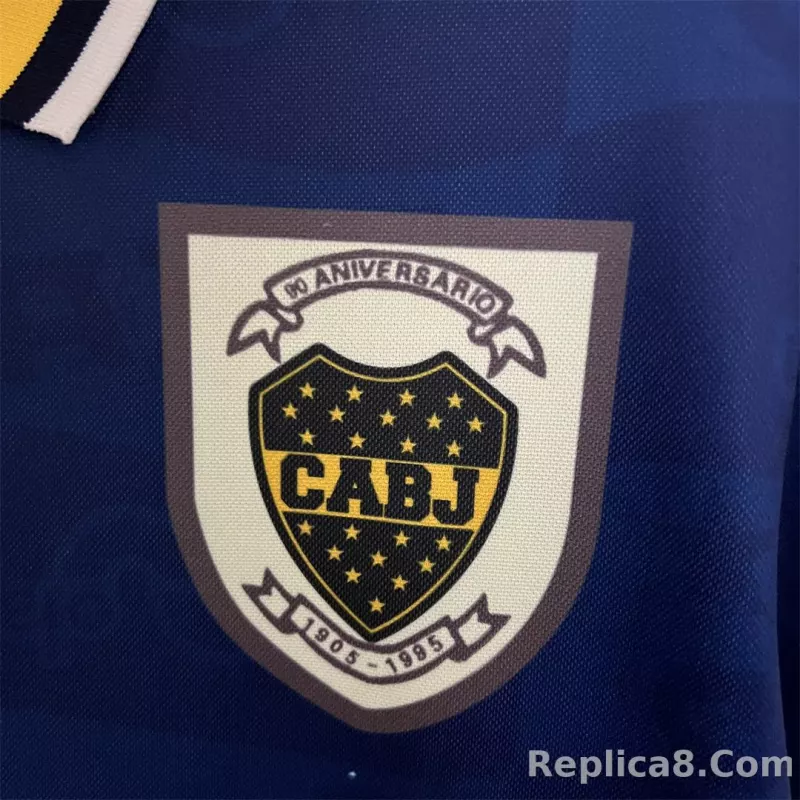 1995-1996 Boca Juniors  Home Retro Jersey - detail