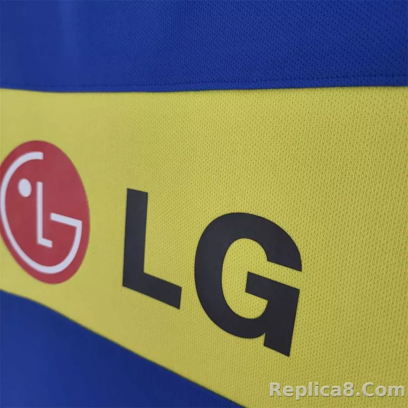 2010-2011 Boca Juniors  Home Retro Jersey - detail