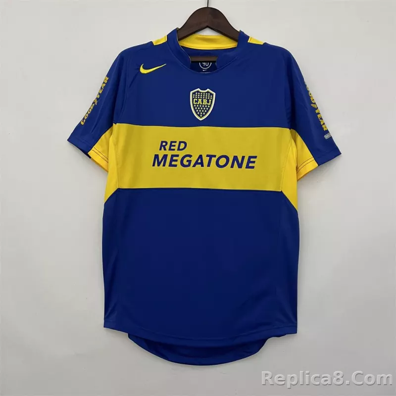 2004-2005 Boca Juniors  Home Retro Jersey