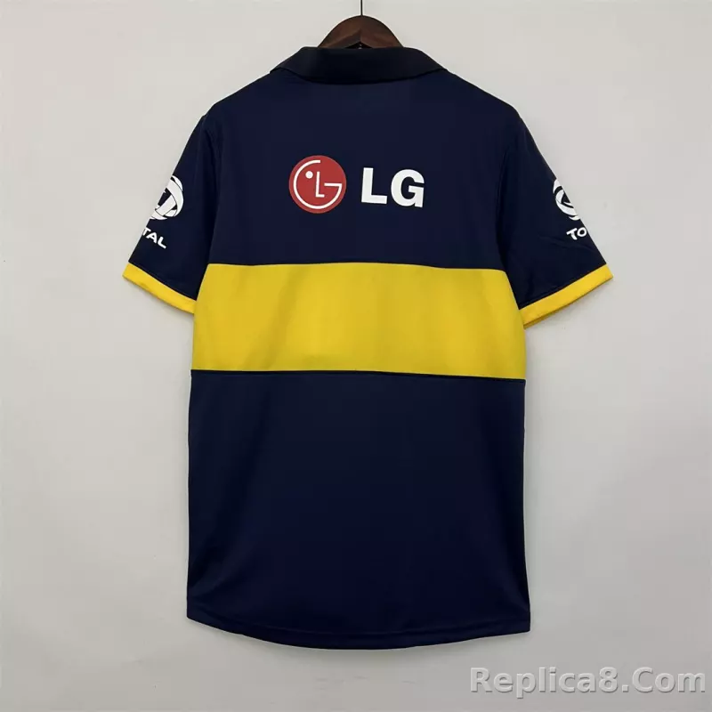 2009-2010 Boca Juniors  Home Retro Jersey - detail