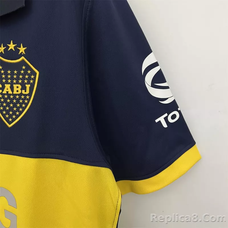 2009-2010 Boca Juniors  Home Retro Jersey - detail