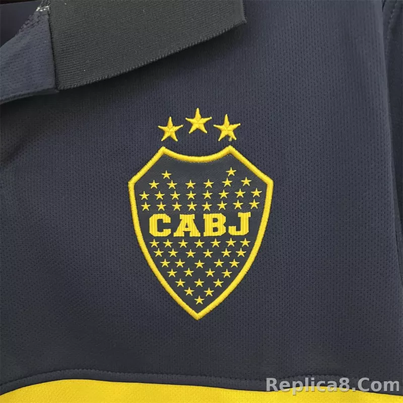 2009-2010 Boca Juniors  Home Retro Jersey - detail
