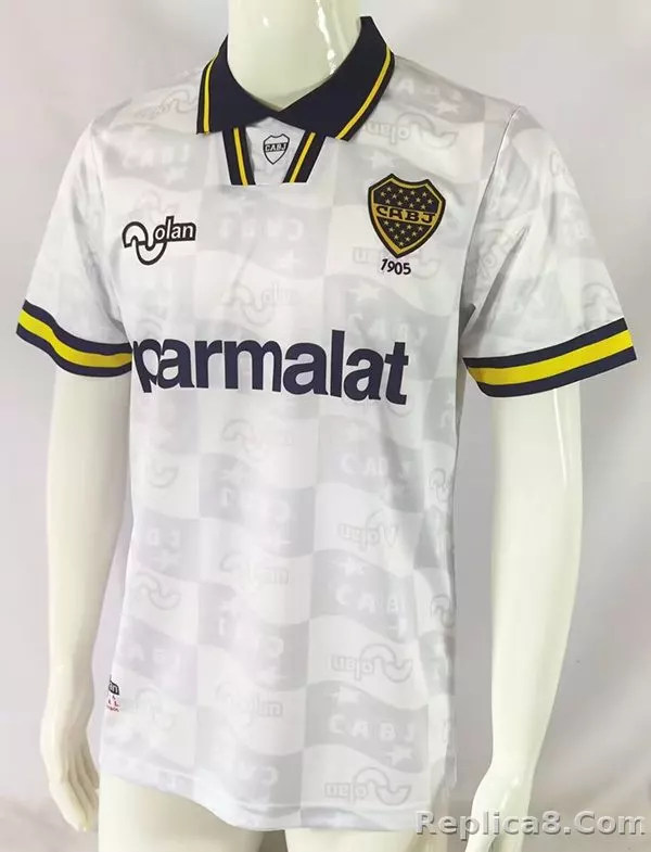 1995-1996 Boca Juniors  Away Retro Jersey - detail