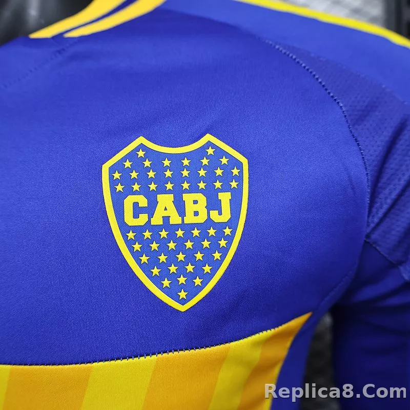 24-25 Boca Juniors  Home Jersey Long Sleeve Player Version - detail