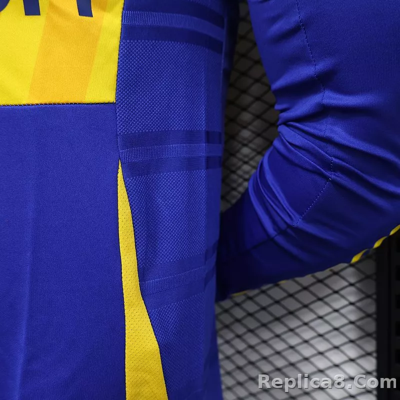 24-25 Boca Juniors  Home Jersey Long Sleeve Player Version - detail