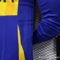 24-25 Boca Juniors  Home Jersey Long Sleeve Player Version - view 4