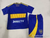 24-25 Boca Juniors  Home Kids Kit Jerseys+Shorts - view 3