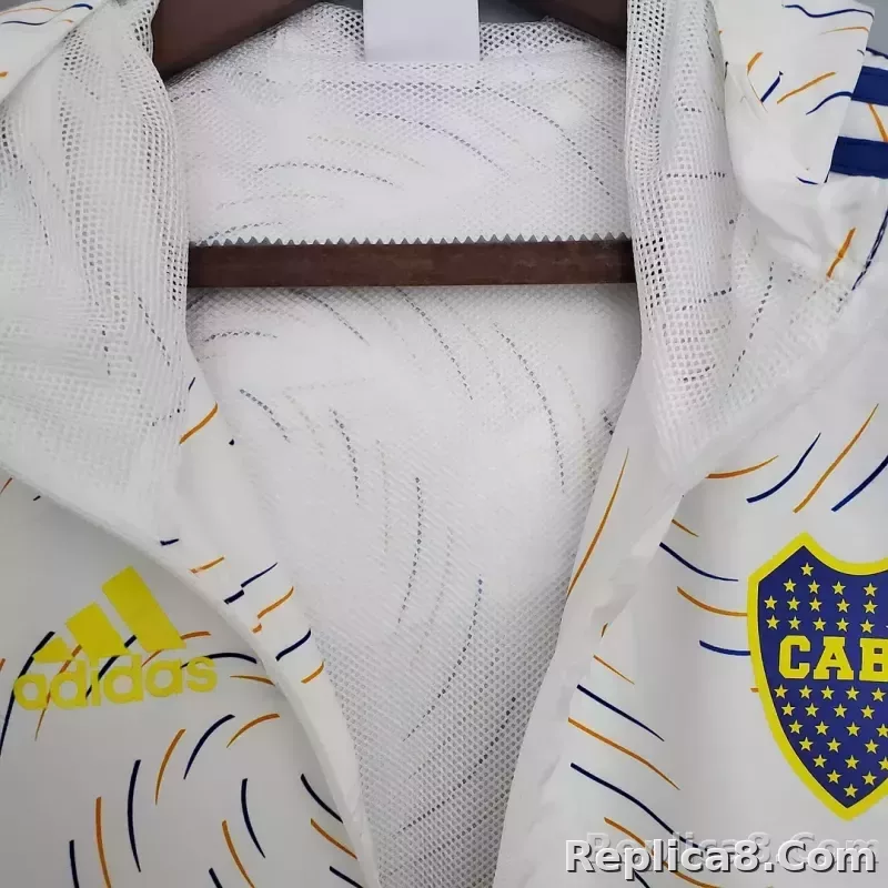 Windbreaker White Boca Juniors Jersey 1:1 Thai Quality - detail