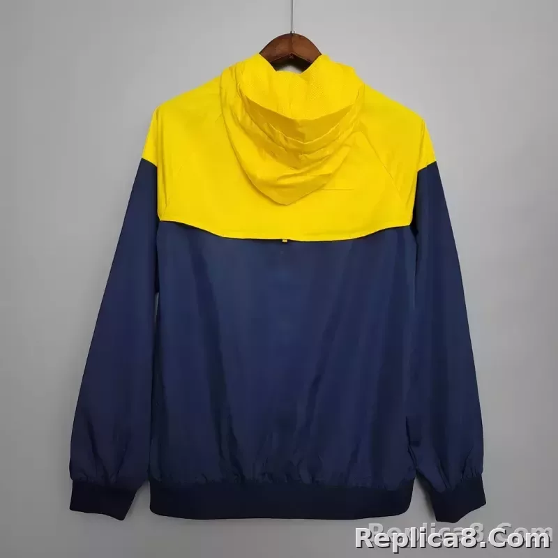 2021 Windbreaker Blue-Yellow Boca Juniors Jersey 1:1 Thai Quality - detail