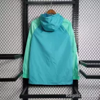 2023-2024 Boca Juniors Windbreaker Light green Soccer Jersey 1:1 Thai Quality - view 3
