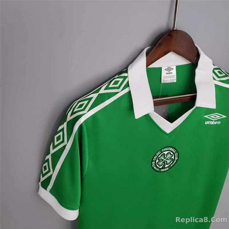 1978/80 Celtic Home Soccer Jersey Retro Version - detail