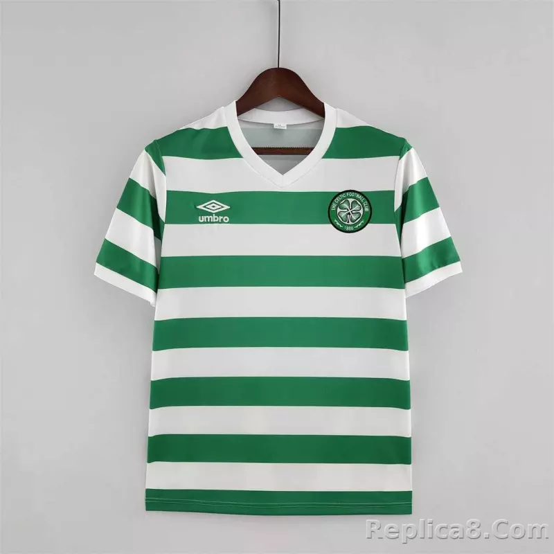 1980/81 Celtic Home Soccer Jersey Retro Version
