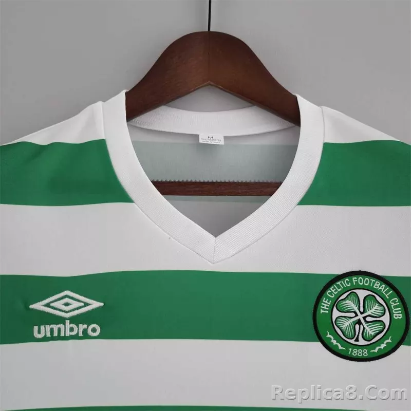 1980/81 Celtic Home Soccer Jersey Retro Version - detail
