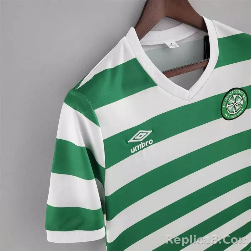 1980/81 Celtic Home Soccer Jersey Retro Version - detail