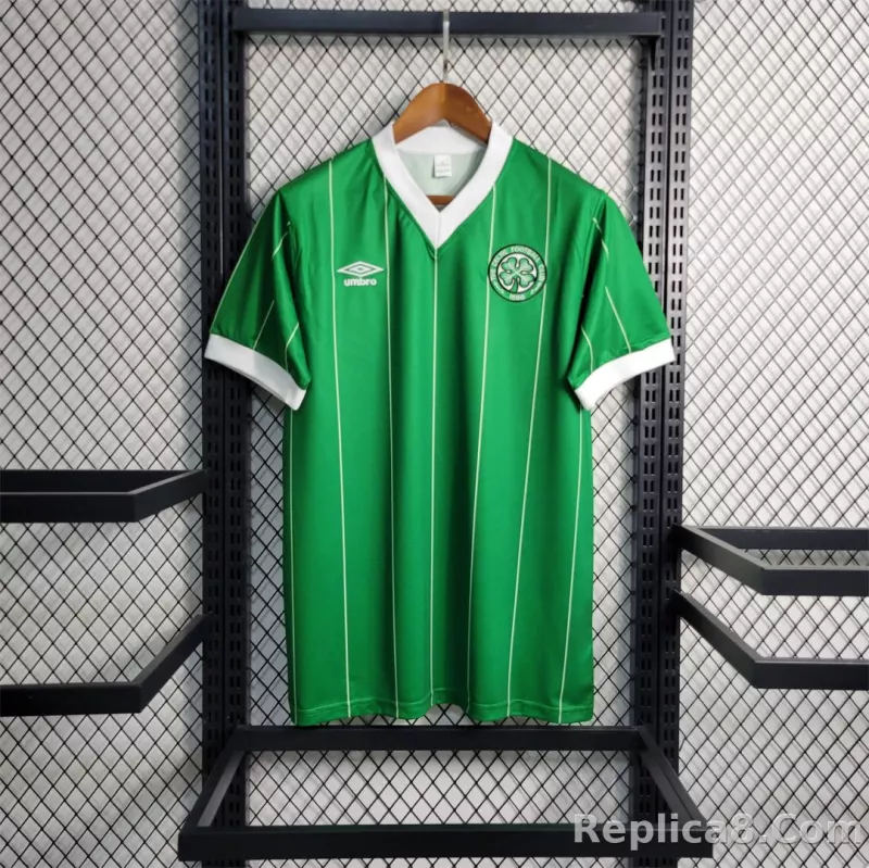 1984/86 Celtic Home Soccer Jersey Retro Version