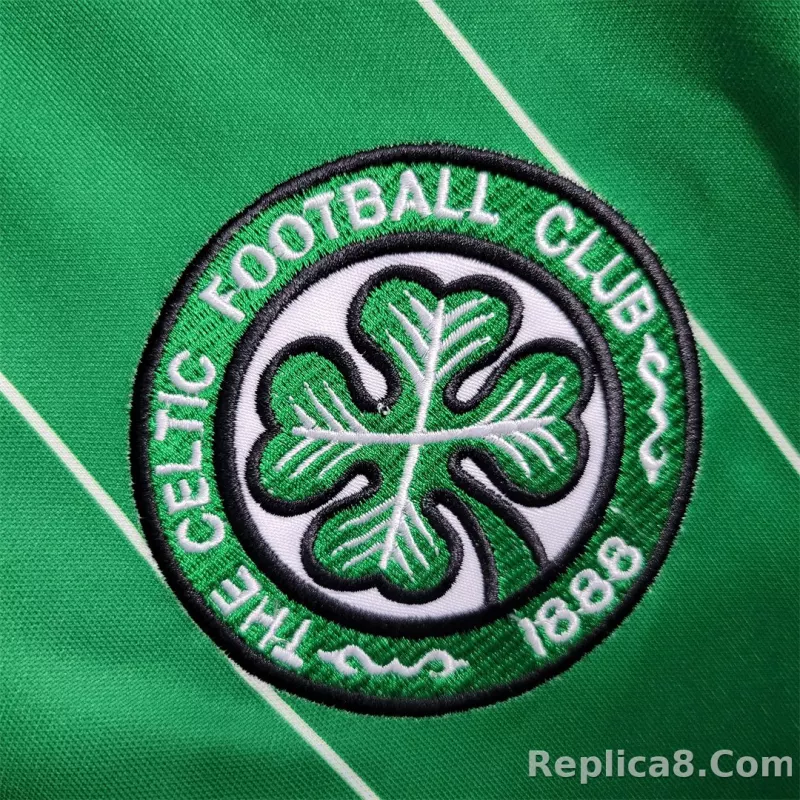 1984/86 Celtic Home Soccer Jersey Retro Version - detail