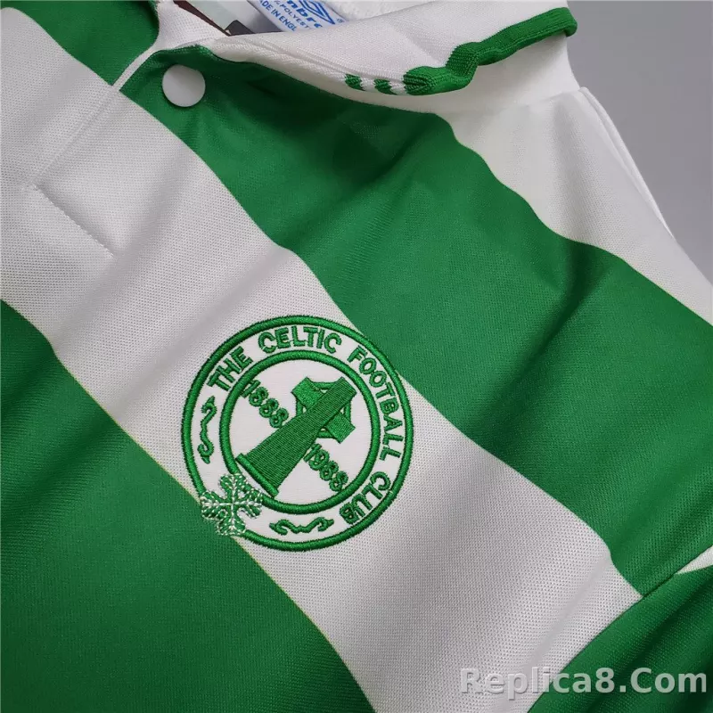 1987/88 Celtic Home Soccer Jersey Retro Version - detail