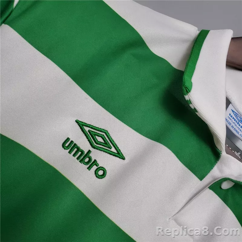 1987/88 Celtic Home Soccer Jersey Retro Version - detail