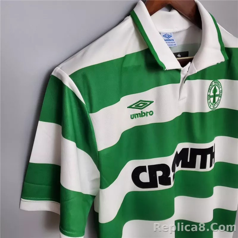 1987/88 Celtic Home Soccer Jersey Retro Version - detail