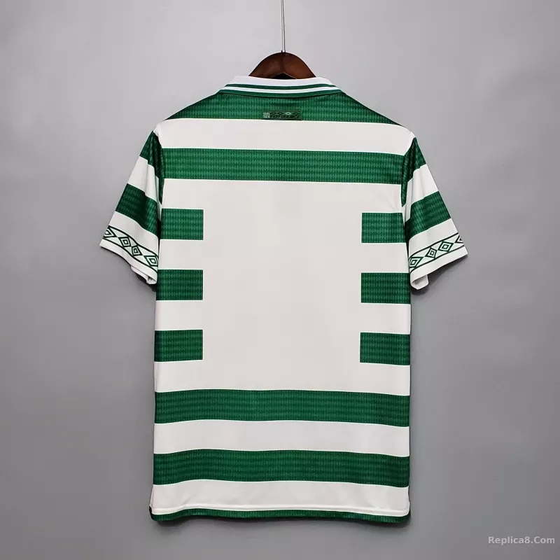 1998/99 Celtic Home Soccer Jersey Retro Version - detail