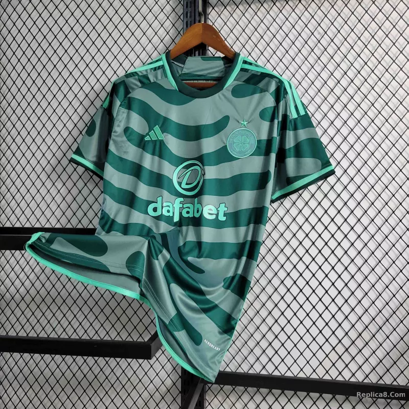23-24 Celtic Third Away Soccer Jersey Fan Version - detail