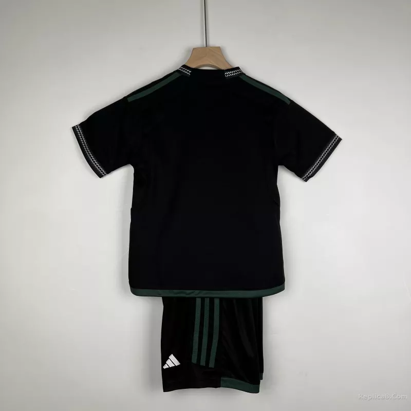 23-24 Celtic Away Soccer  Kids Kit Jersey+Shorts - detail