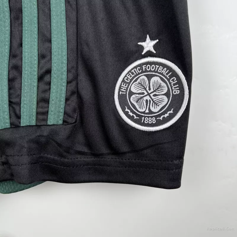23-24 Celtic Away Soccer  Kids Kit Jersey+Shorts - detail
