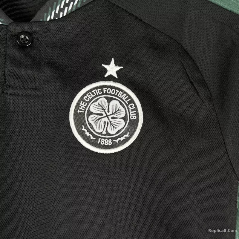 23-24 Celtic Away Soccer  Kids Kit Jersey+Shorts - detail