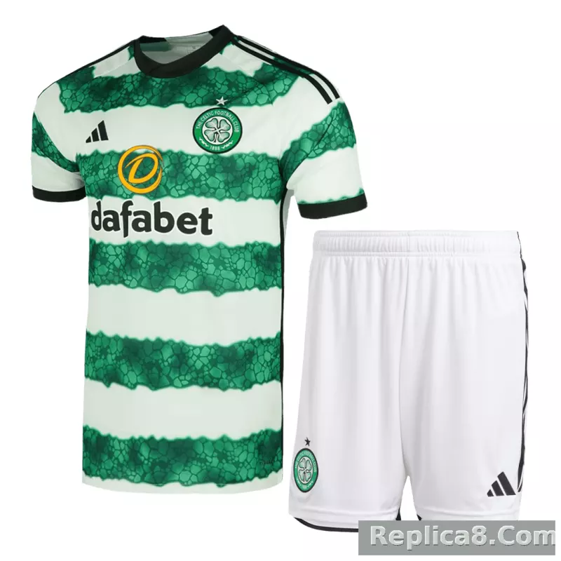 23-24 Celtic Home Soccer Kit Jersey+Shorts