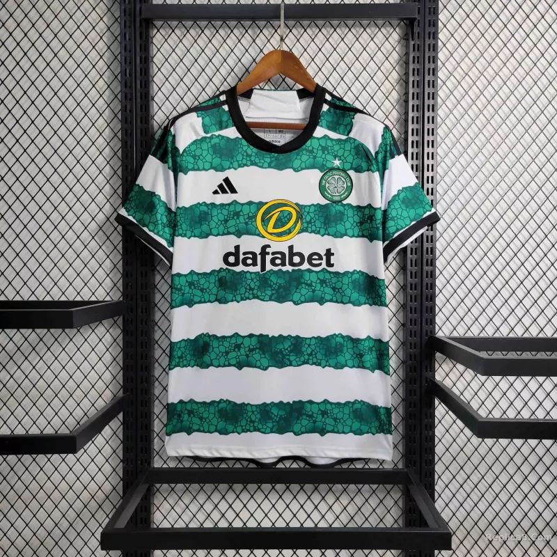 23-24 Celtic Home Soccer Kit Jersey+Shorts - detail