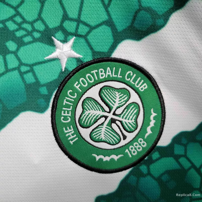 23-24 Celtic Home Soccer Kit Jersey+Shorts - detail