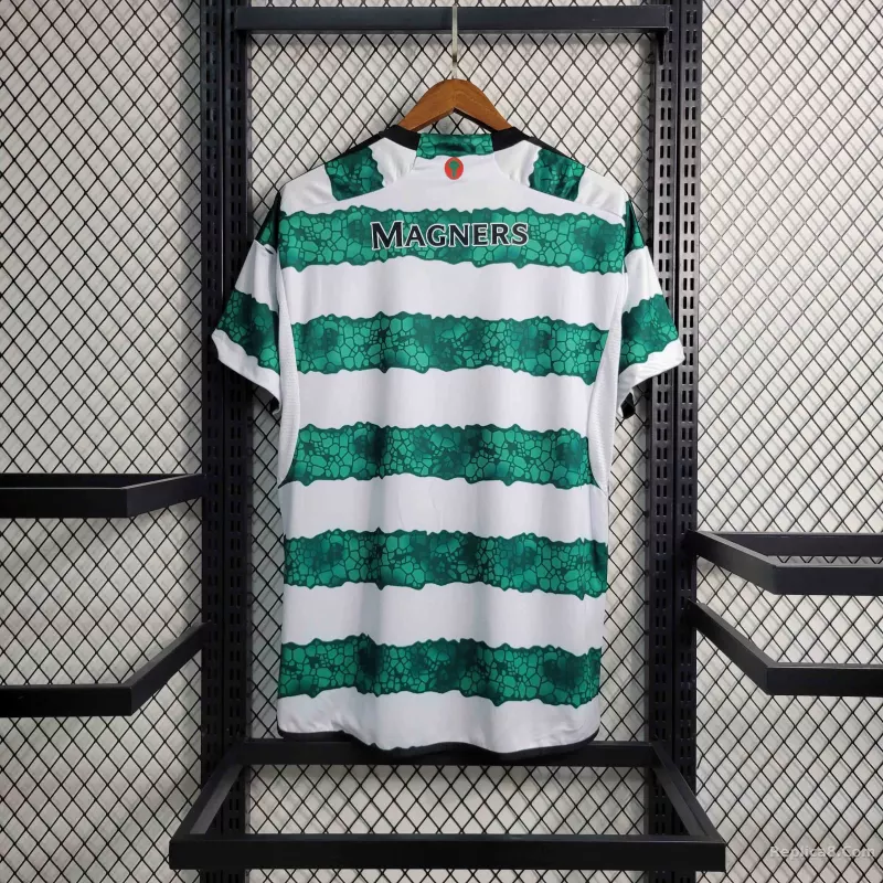 23-24 Celtic Home Soccer Kit Jersey+Shorts - detail